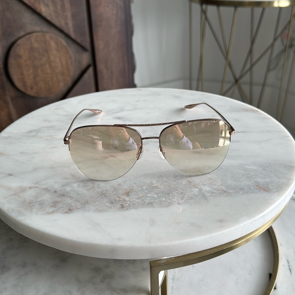 Barton Perreira Sunglasses Chevalier in Rose Gold